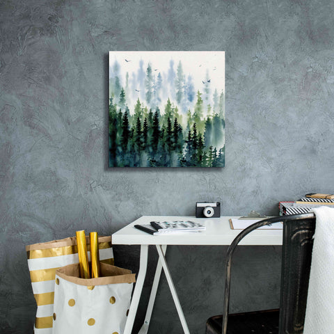 Image of 'Evening Treeline Sq' by Katrina Pete, Giclee Canvas Wall Art,18x18