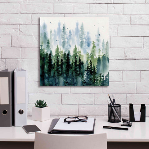 Image of 'Evening Treeline Sq' by Katrina Pete, Giclee Canvas Wall Art,18x18