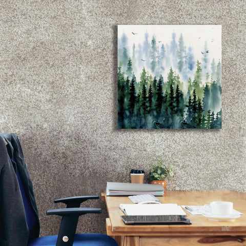 Image of 'Evening Treeline Sq' by Katrina Pete, Giclee Canvas Wall Art,26x26