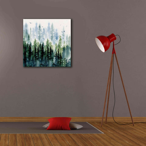 Image of 'Evening Treeline Sq' by Katrina Pete, Giclee Canvas Wall Art,26x26