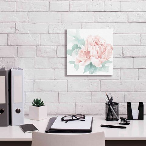 Image of 'Poetic Blooming I Pink' by Katrina Pete, Giclee Canvas Wall Art,12x12