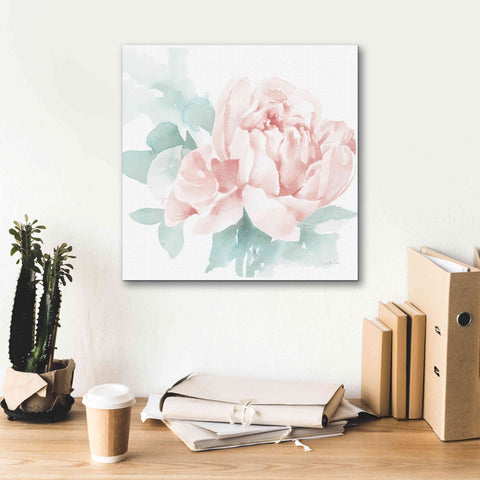 Image of 'Poetic Blooming I Pink' by Katrina Pete, Giclee Canvas Wall Art,18x18