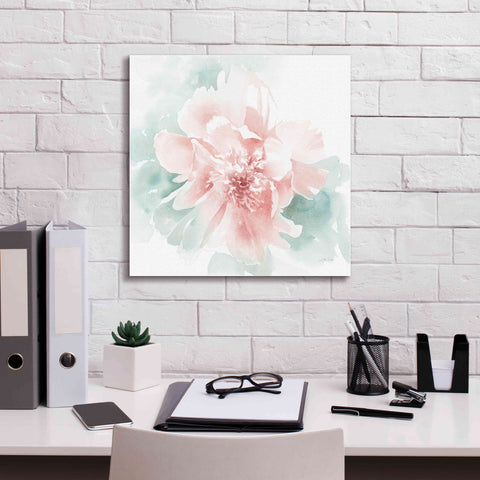 Image of 'Poetic Blooming II Pink' by Katrina Pete, Giclee Canvas Wall Art,18x18