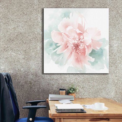 Image of 'Poetic Blooming II Pink' by Katrina Pete, Giclee Canvas Wall Art,37x37