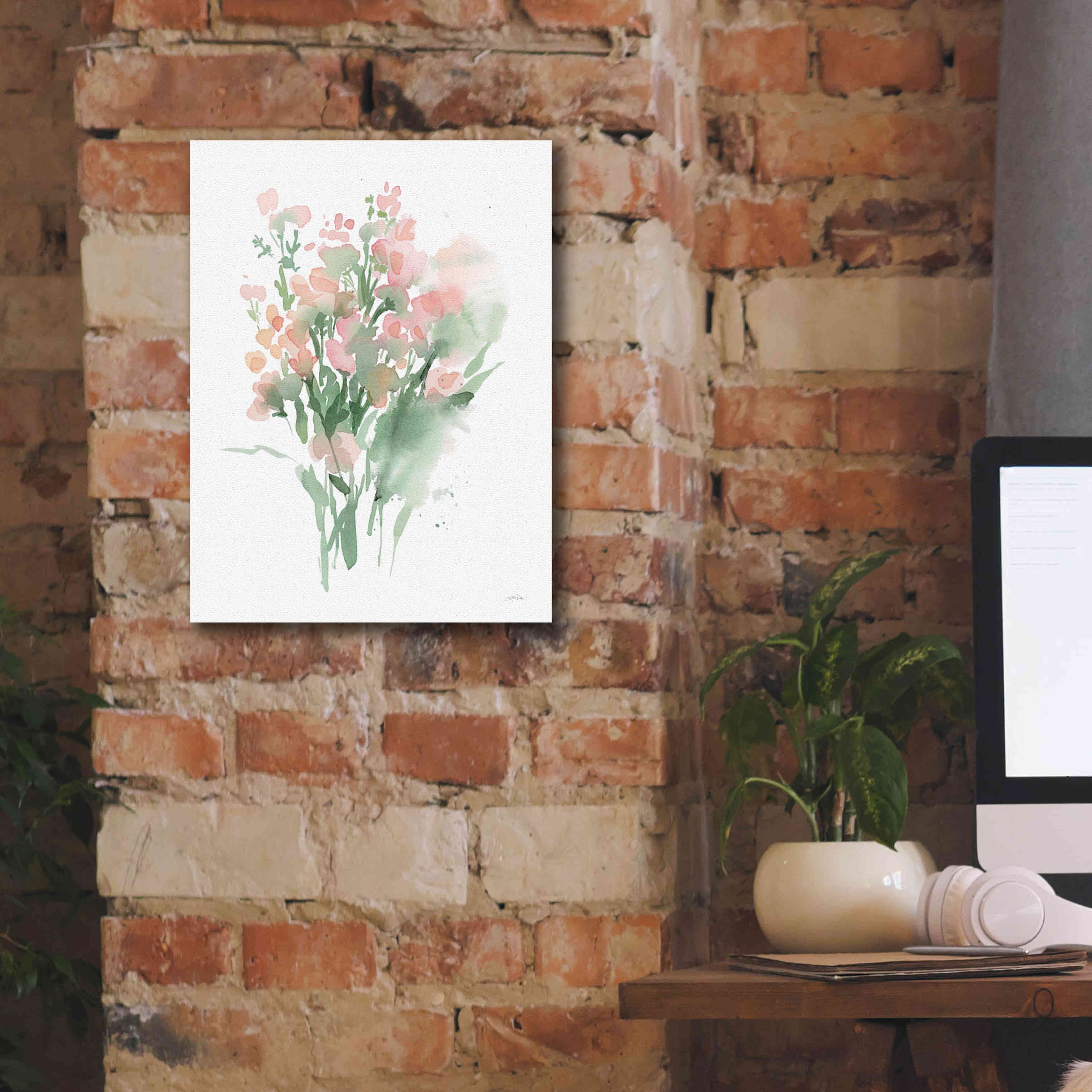 'Vibrant Blooms II' by Katrina Pete, Giclee Canvas Wall Art,12x16