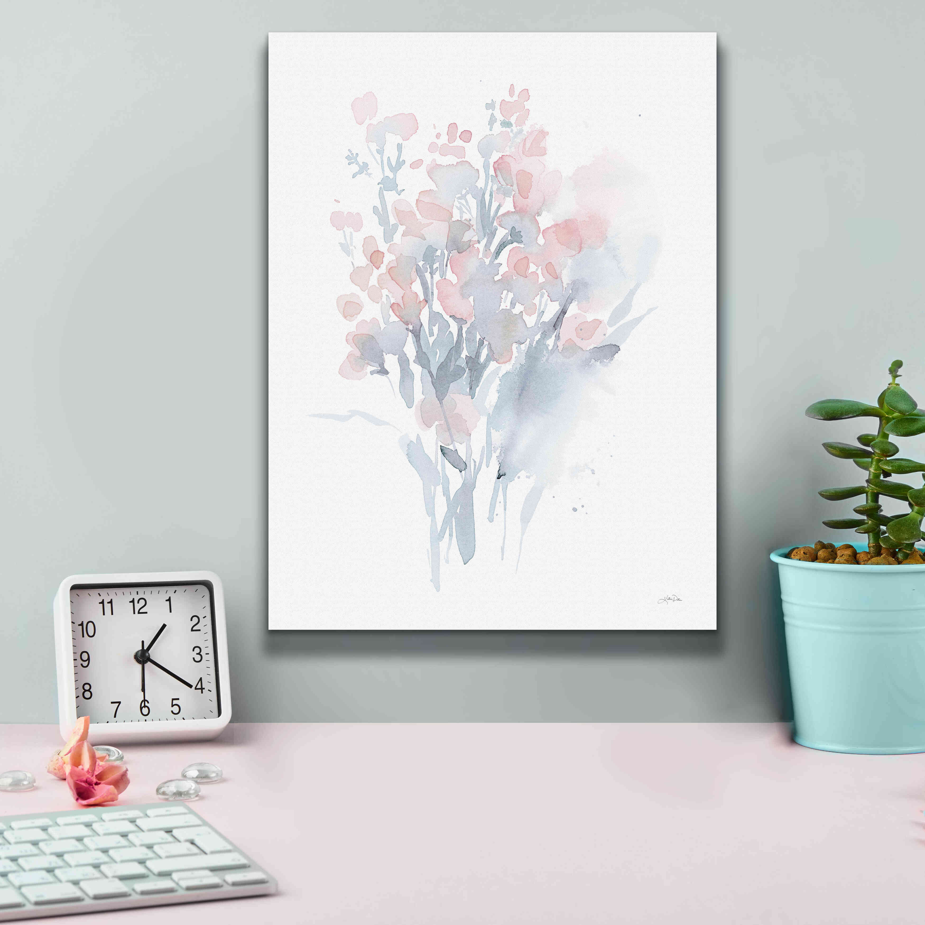 'Fresh Blooms II' by Katrina Pete, Giclee Canvas Wall Art,12x16