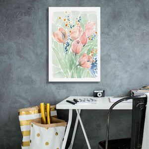 'Tulip Spray' by Katrina Pete, Giclee Canvas Wall Art,18x26