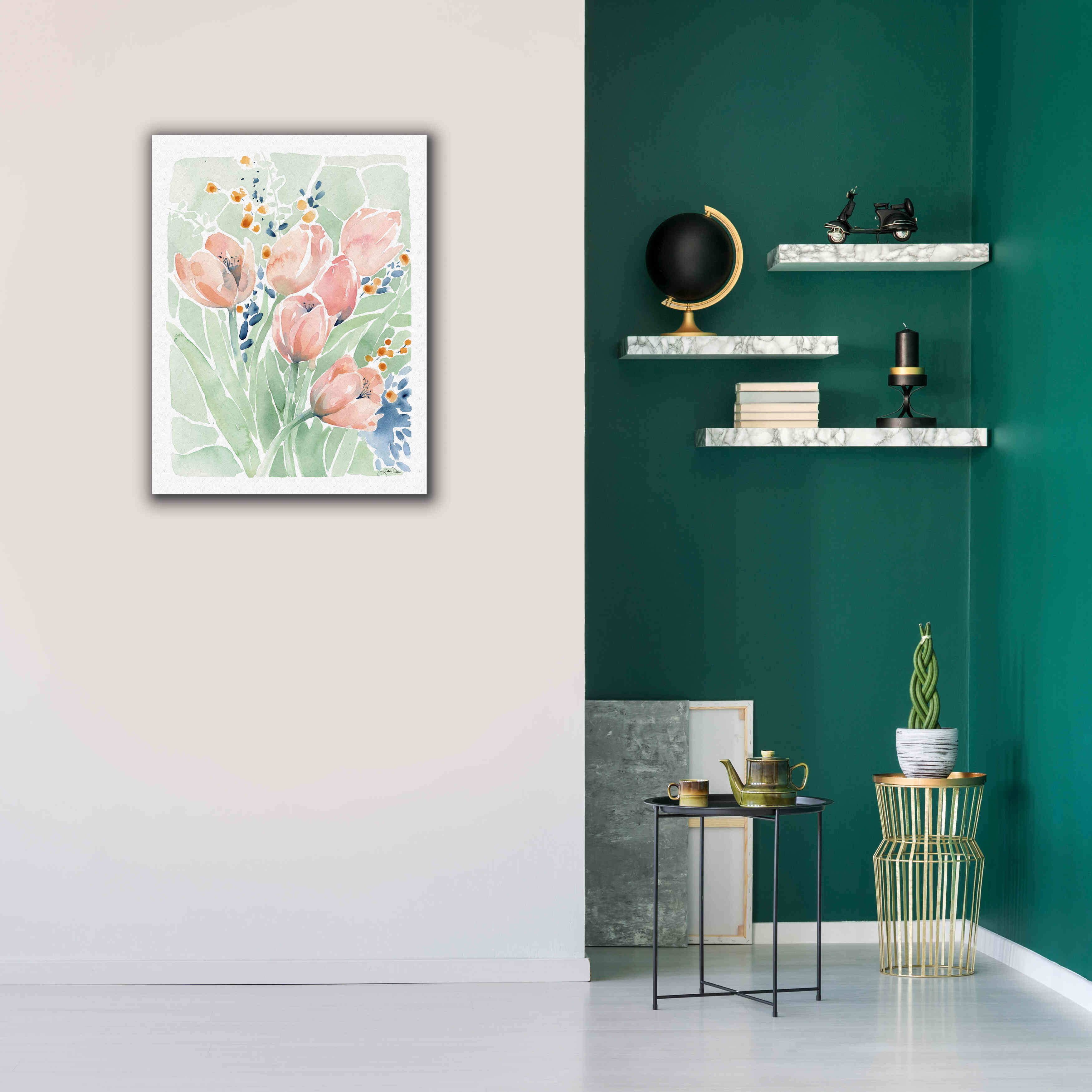 'Tulip Spray' by Katrina Pete, Giclee Canvas Wall Art,26x34