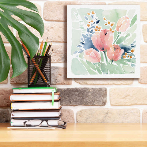 Image of 'Tulip Bower' by Katrina Pete, Giclee Canvas Wall Art,12x12
