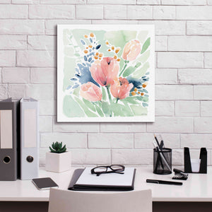 'Tulip Bower' by Katrina Pete, Giclee Canvas Wall Art,18x18