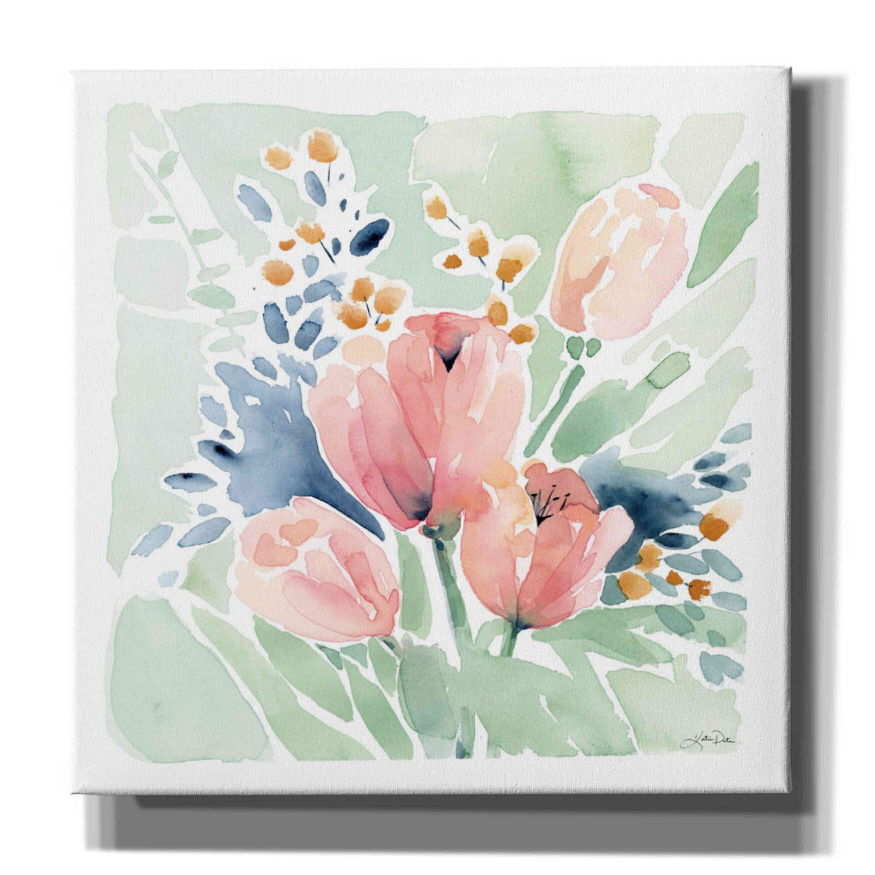 'Tulip Bower' by Katrina Pete, Giclee Canvas Wall Art