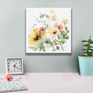 'Sunflower Meadow I' by Katrina Pete, Giclee Canvas Wall Art,12x12