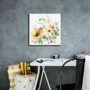 'Sunflower Meadow I' by Katrina Pete, Giclee Canvas Wall Art,18x18