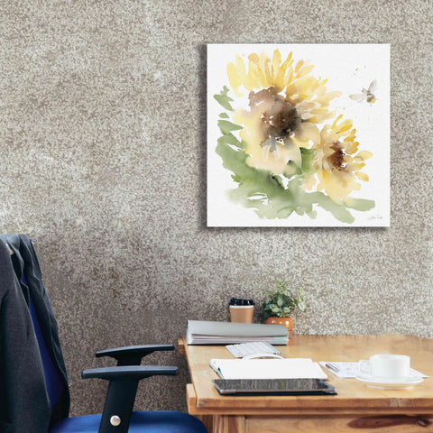 Image of 'Sunflower Meadow II' by Katrina Pete, Giclee Canvas Wall Art,26x26