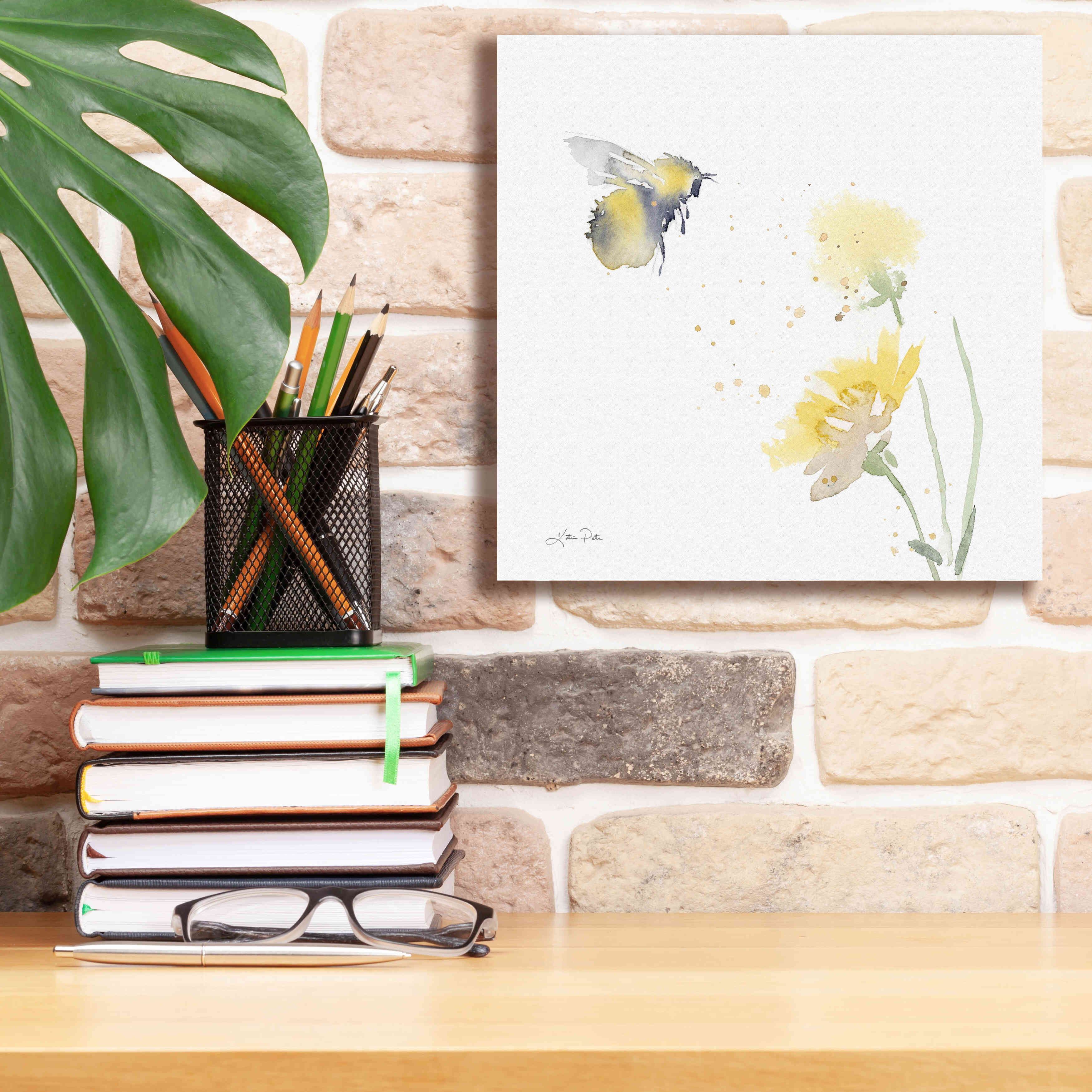 'Sunflower Meadow IV' by Katrina Pete, Giclee Canvas Wall Art,12x12