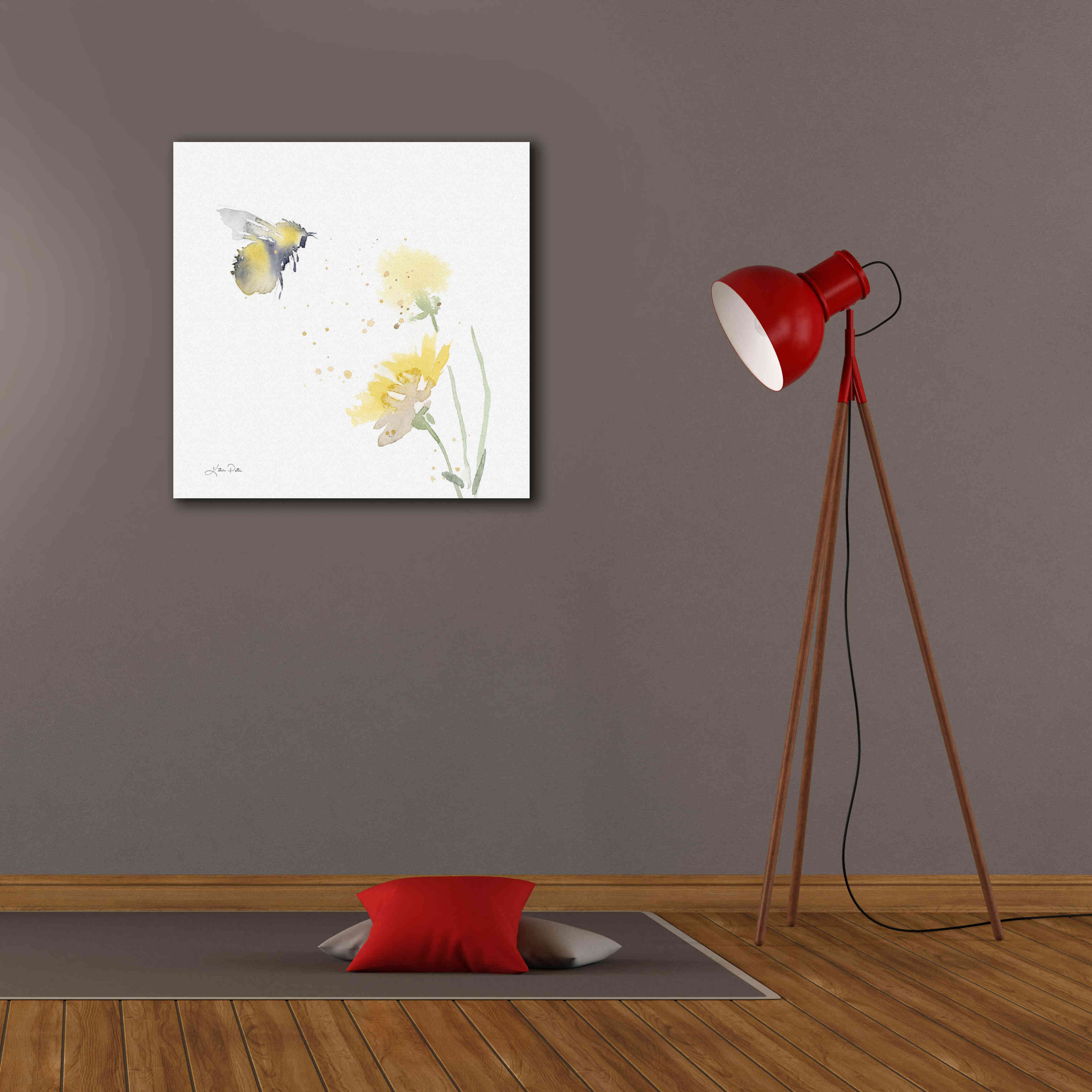 'Sunflower Meadow IV' by Katrina Pete, Giclee Canvas Wall Art,26x26