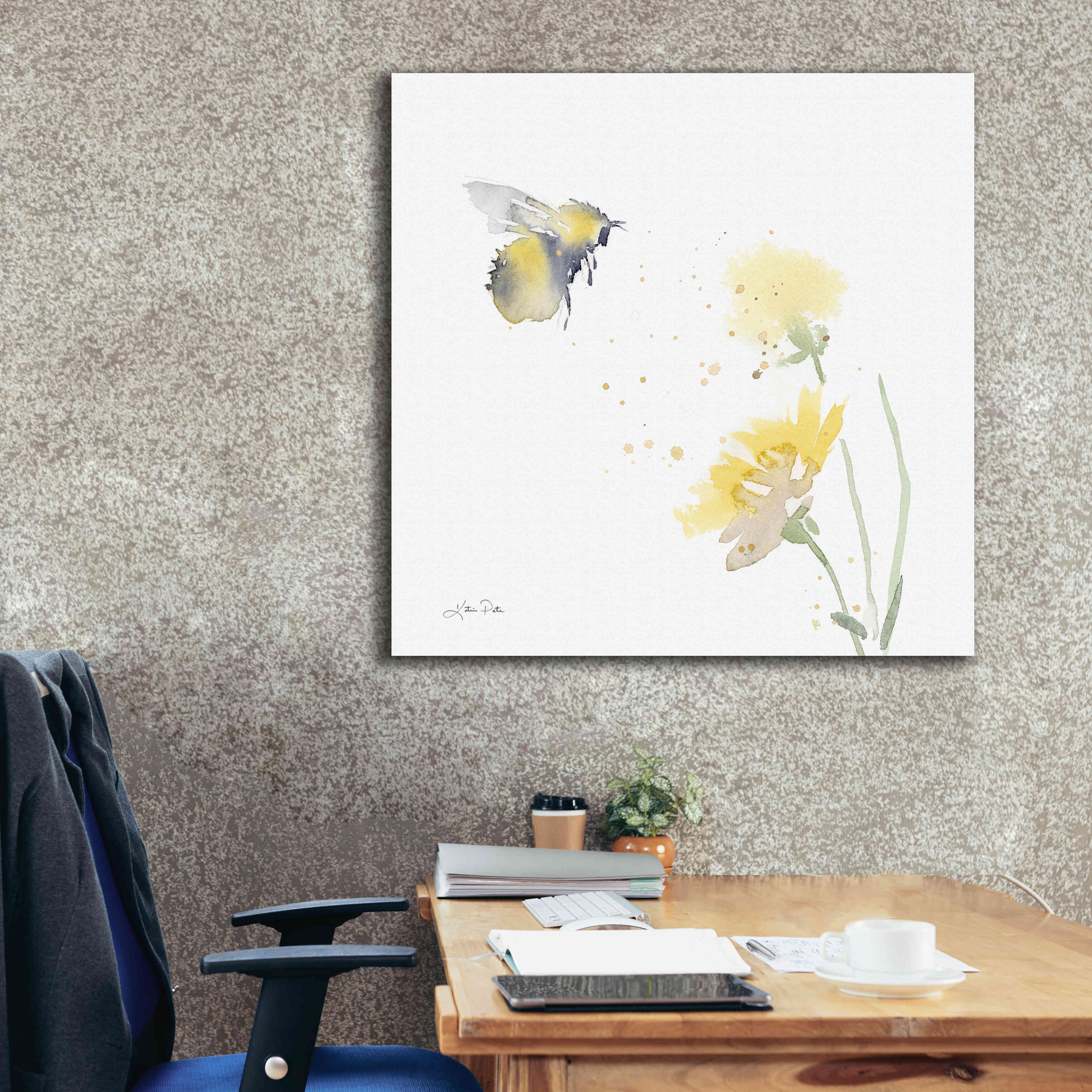 'Sunflower Meadow IV' by Katrina Pete, Giclee Canvas Wall Art,37x37