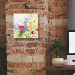 'Spring Meadow I' by Katrina Pete, Giclee Canvas Wall Art,12x12