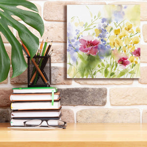 'Spring Meadow I' by Katrina Pete, Giclee Canvas Wall Art,12x12