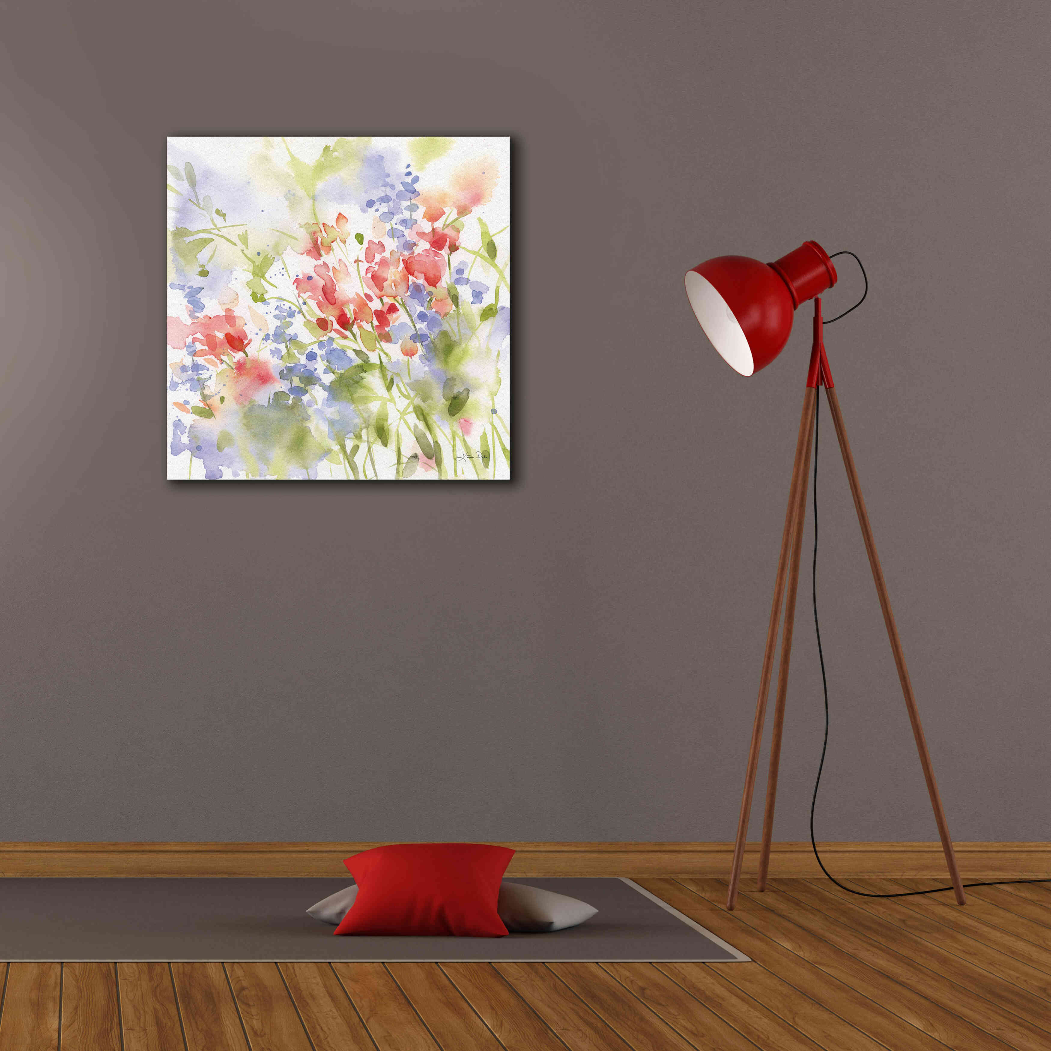 'Spring Meadow II' by Katrina Pete, Giclee Canvas Wall Art,26x26