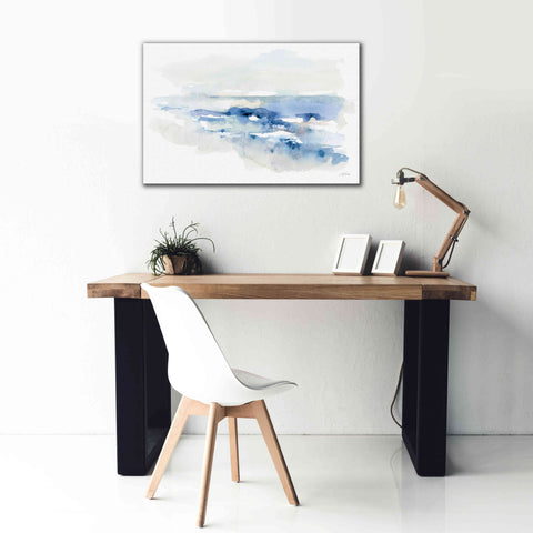 Image of 'Shoreline Blues II' by Katrina Pete, Giclee Canvas Wall Art,40x26