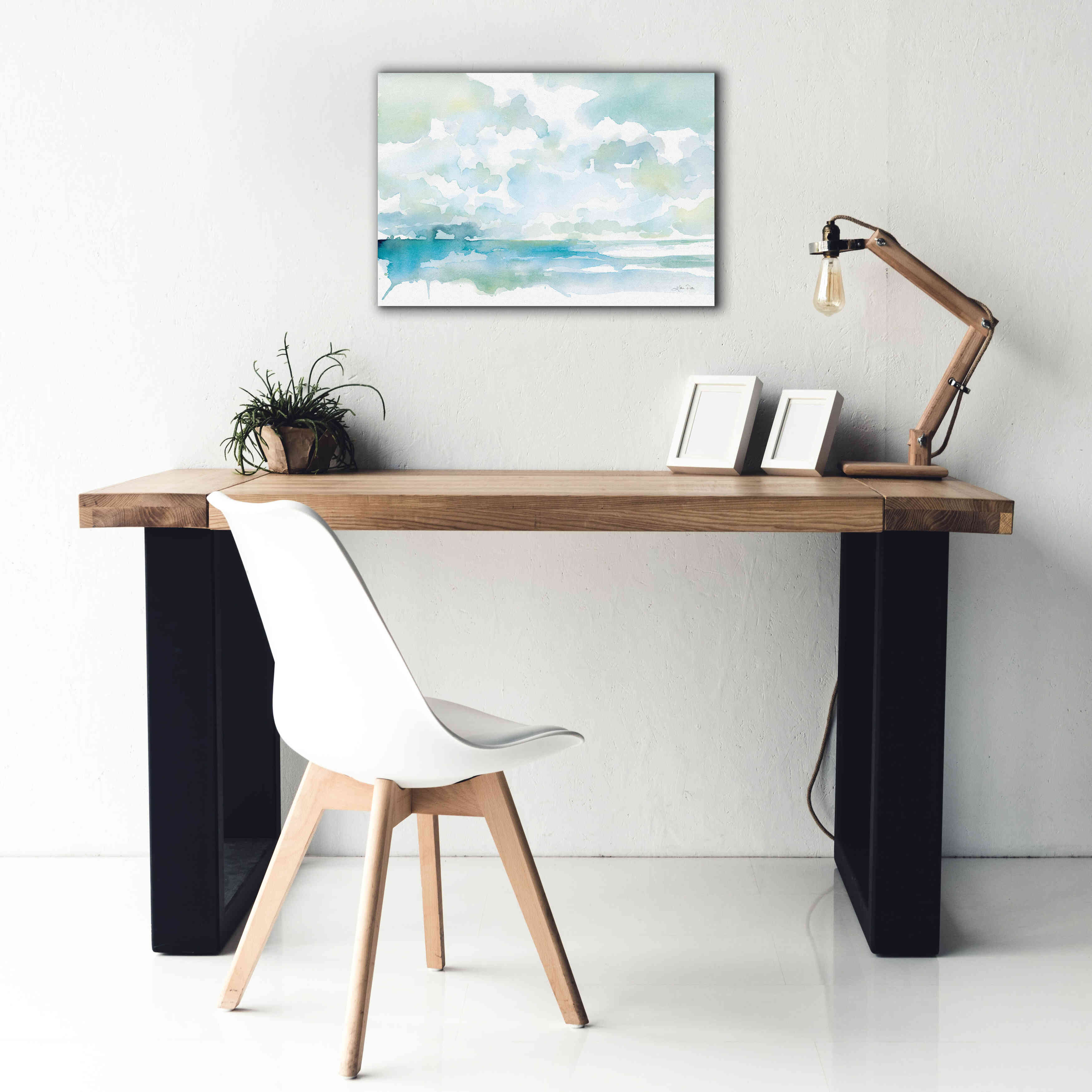 'Ocean Dreaming Pale Blue' by Katrina Pete, Giclee Canvas Wall Art,26x18