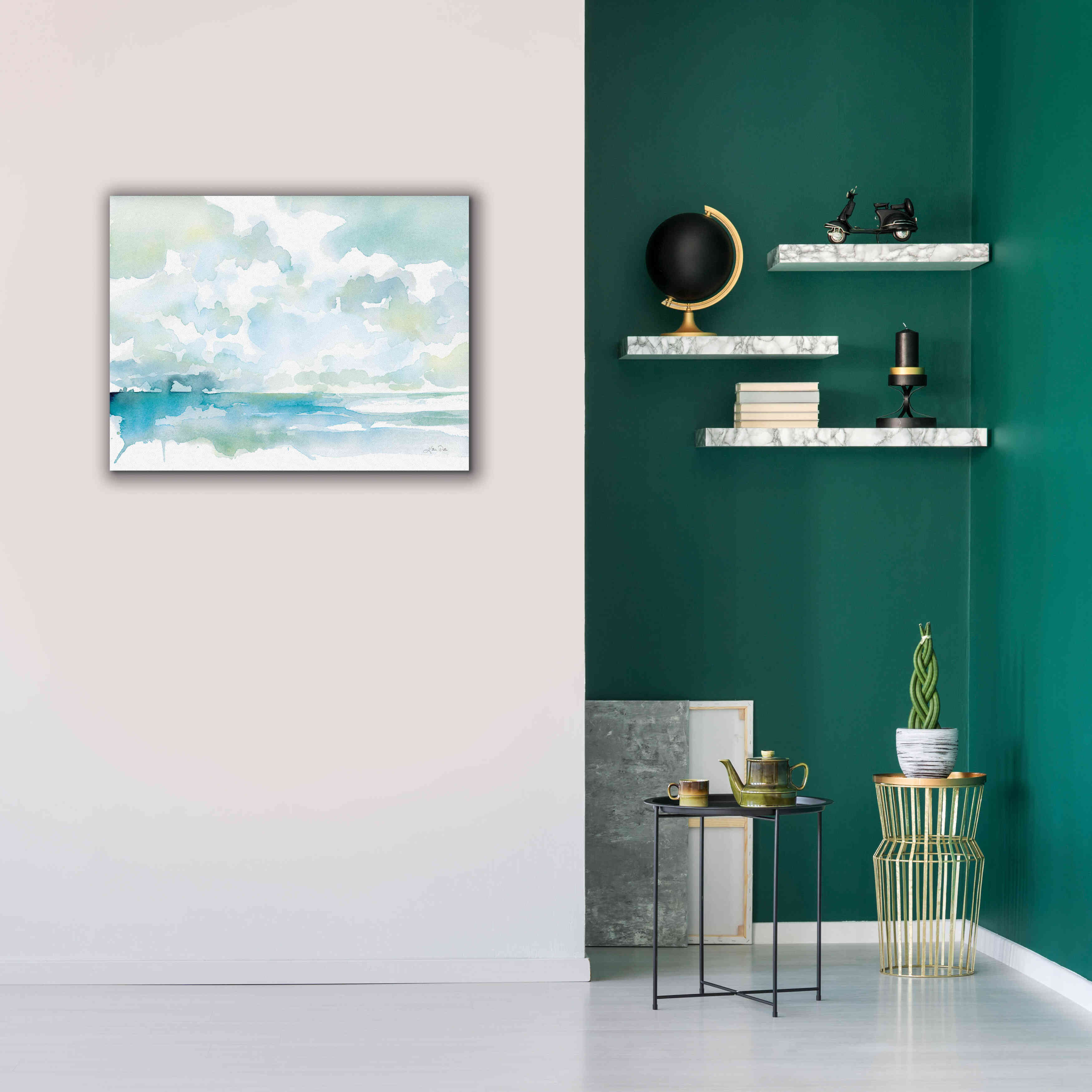 'Ocean Dreaming Pale Blue' by Katrina Pete, Giclee Canvas Wall Art,34x26