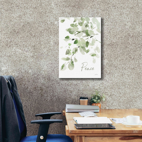 Image of 'Cascading Branches I Peace' by Katrina Pete, Giclee Canvas Wall Art,18x26