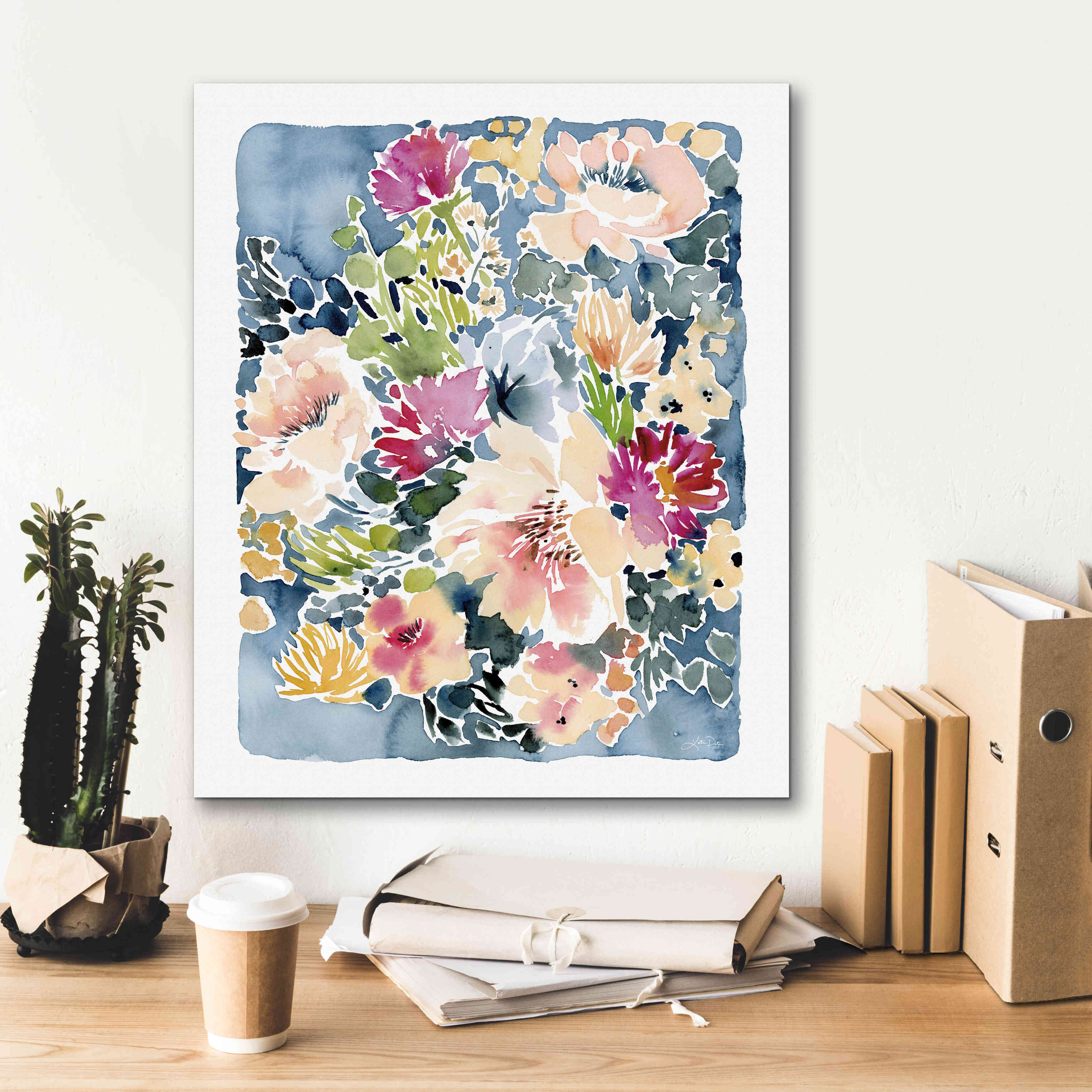 'Peony Delights' by Katrina Pete, Giclee Canvas Wall Art,20x24