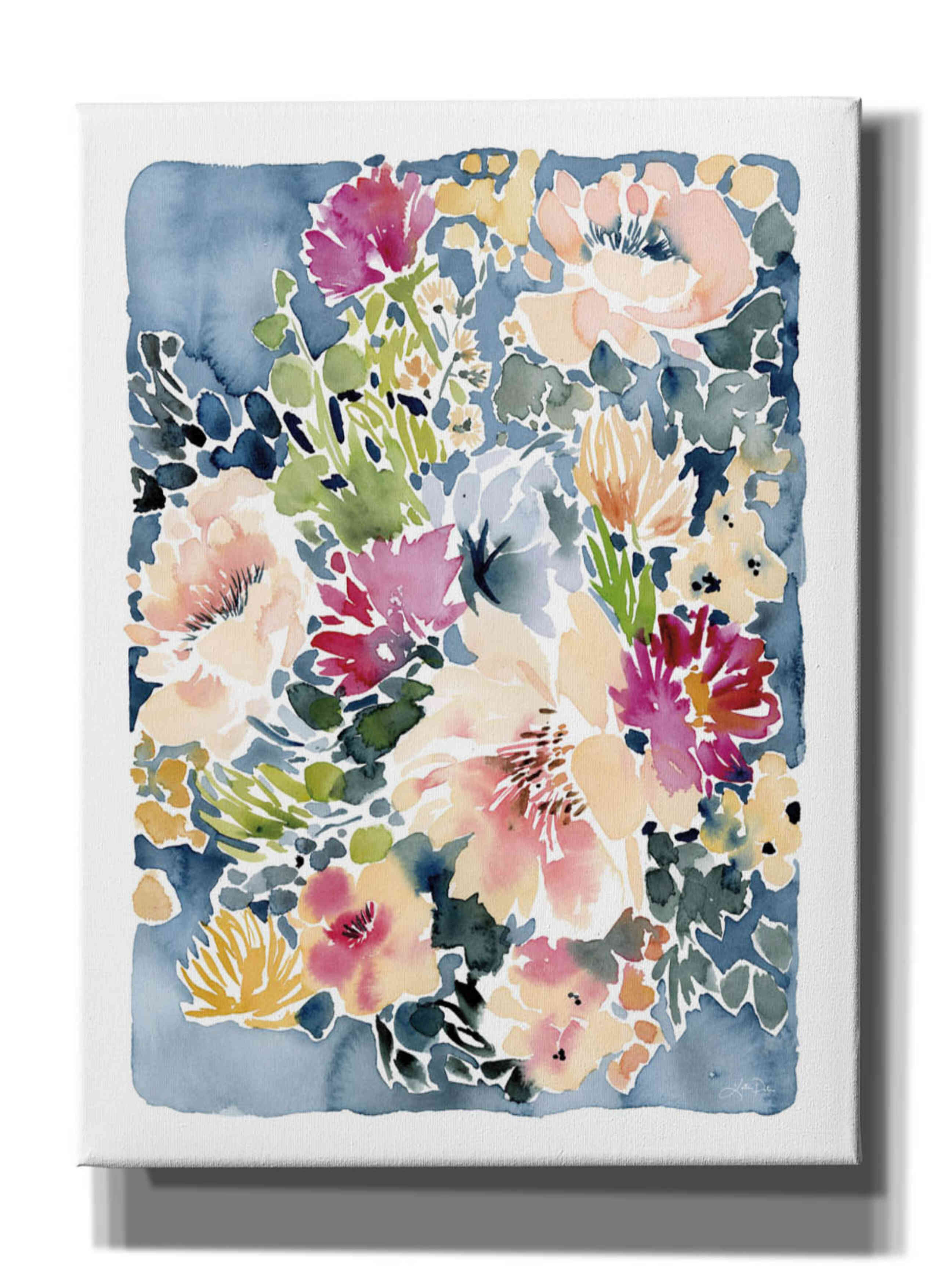 'Peony Delights' by Katrina Pete, Giclee Canvas Wall Art