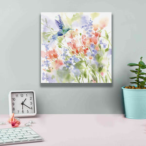 'Hummingbird Meadow' by Katrina Pete, Giclee Canvas Wall Art,12x12