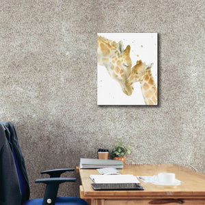'Giraffe Love' by Katrina Pete, Giclee Canvas Wall Art,20x24
