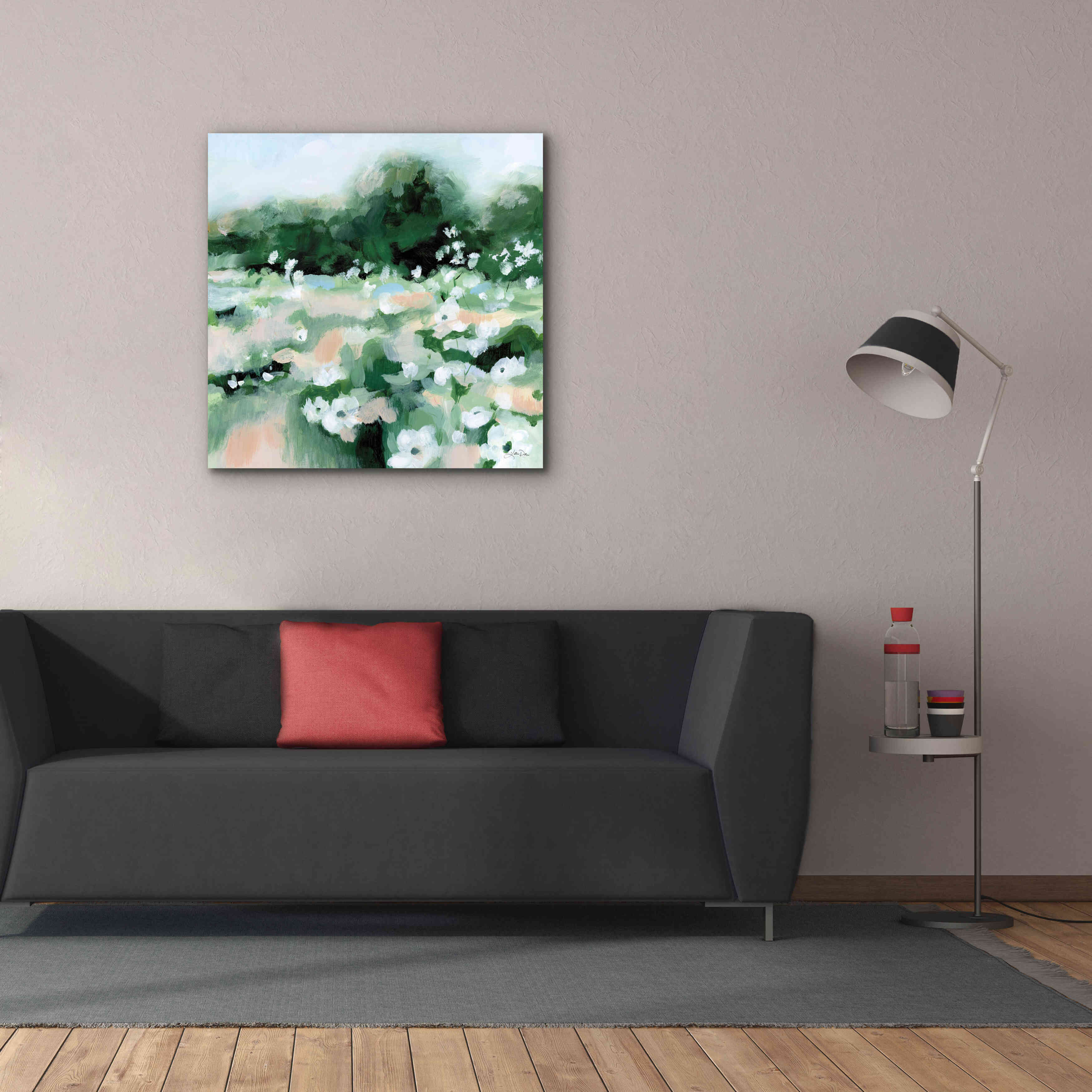 'Summer Field' by Katrina Pete, Giclee Canvas Wall Art,37x37