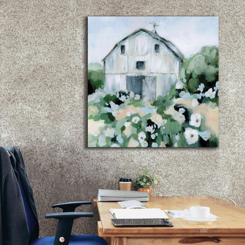 Image of 'Summer Barn' by Katrina Pete, Giclee Canvas Wall Art,37x37