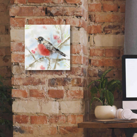 Image of 'Spring Robin' by Katrina Pete, Giclee Canvas Wall Art,12x12