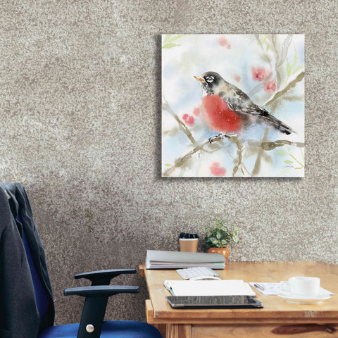 Image of 'Spring Robin' by Katrina Pete, Giclee Canvas Wall Art,26x26