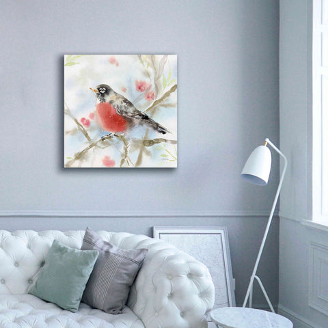 Image of 'Spring Robin' by Katrina Pete, Giclee Canvas Wall Art,37x37