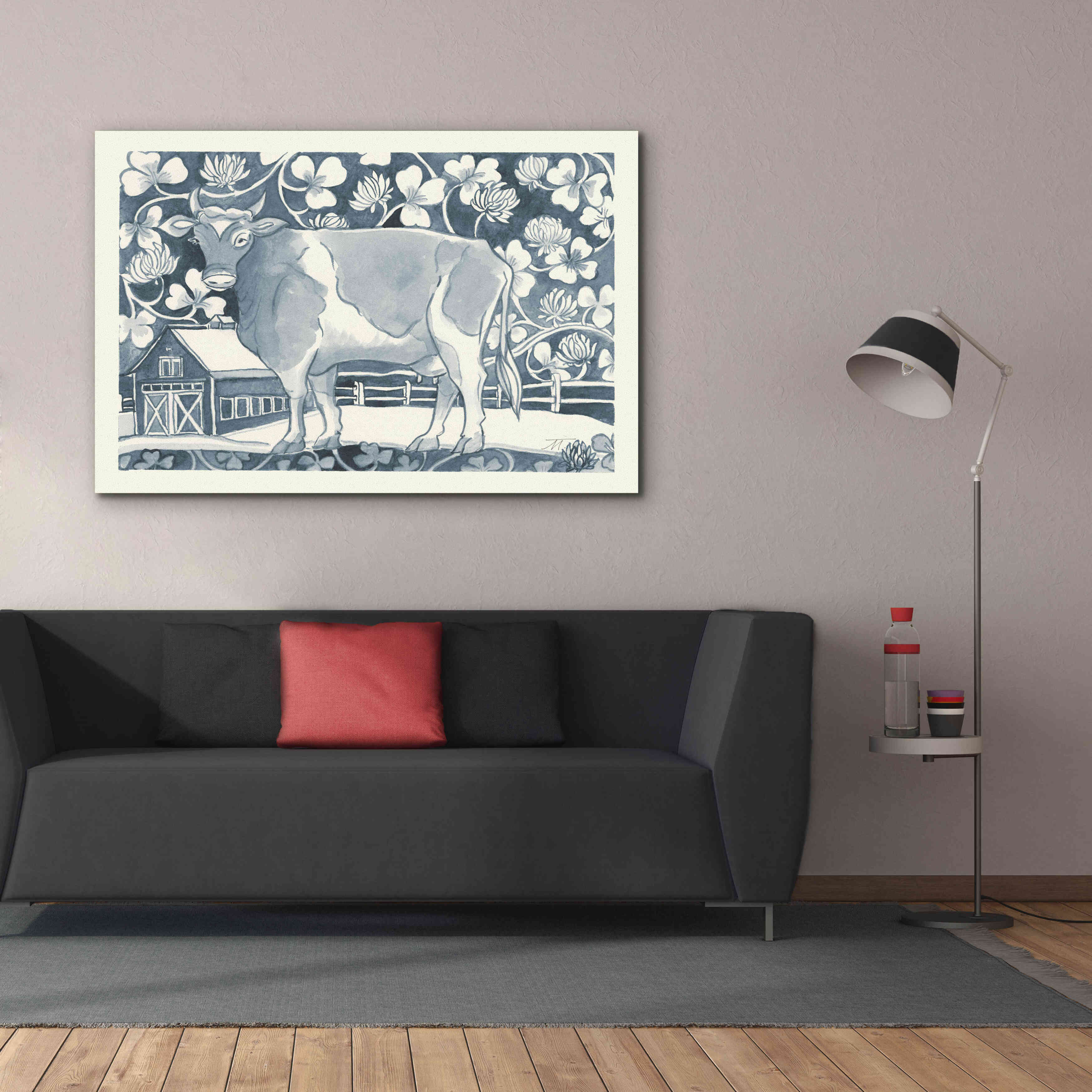 'Farm Life II' by Miranda Thomas, Giclee Canvas Wall Art,60x40