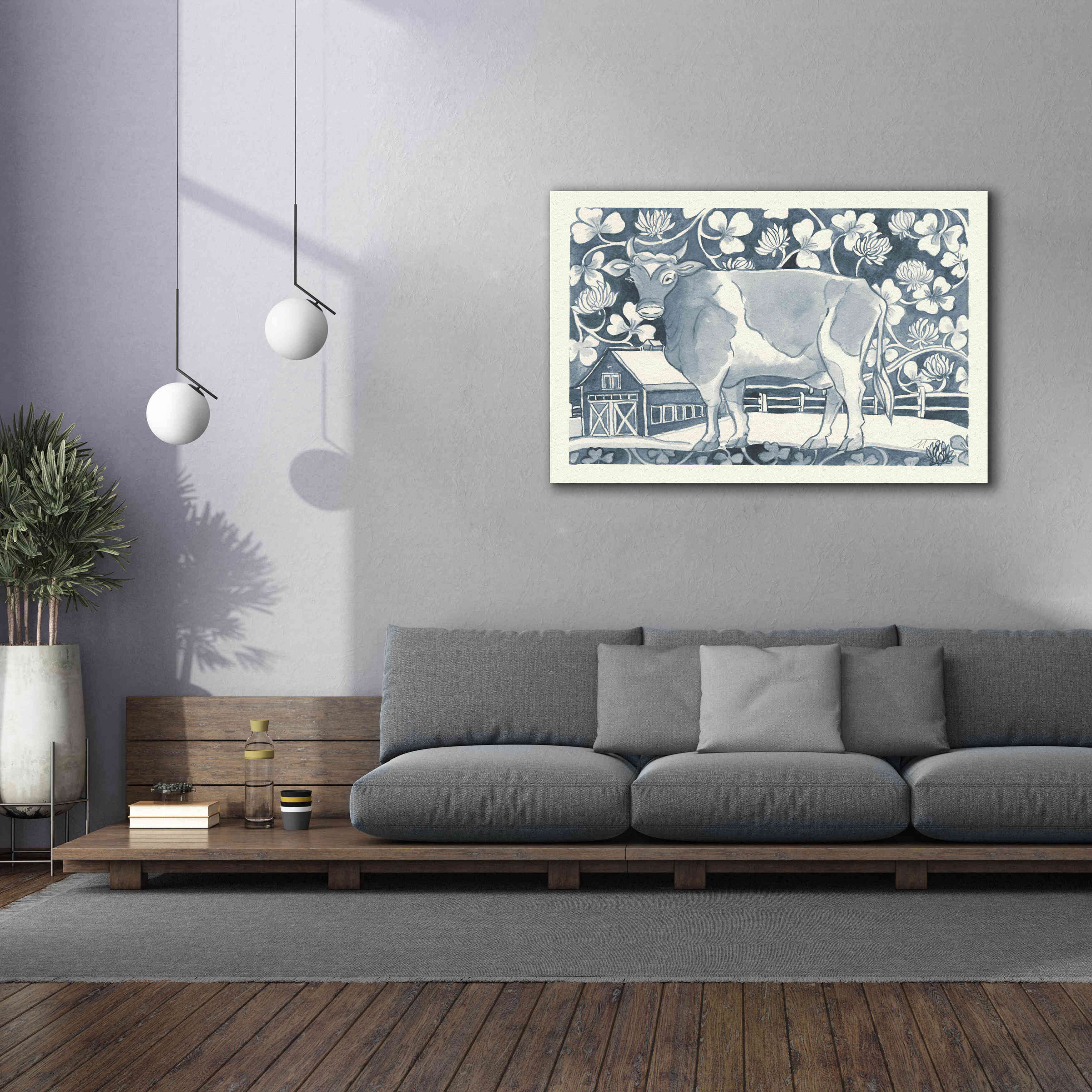 'Farm Life II' by Miranda Thomas, Giclee Canvas Wall Art,60x40