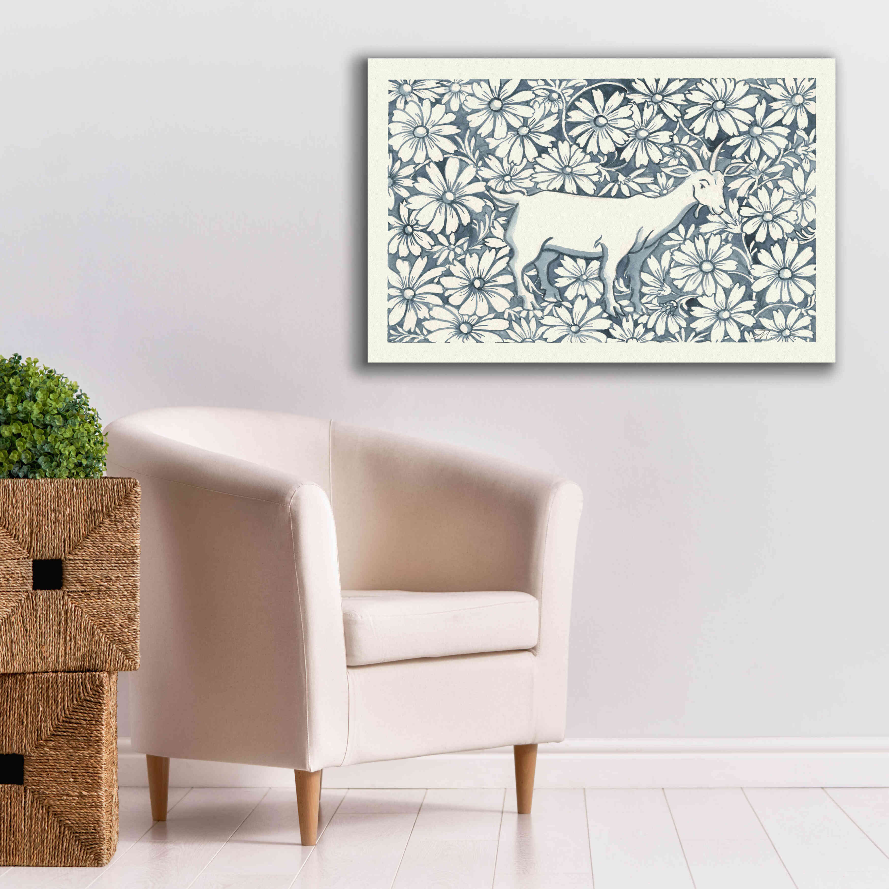 'Farm Life III' by Miranda Thomas, Giclee Canvas Wall Art,40x26