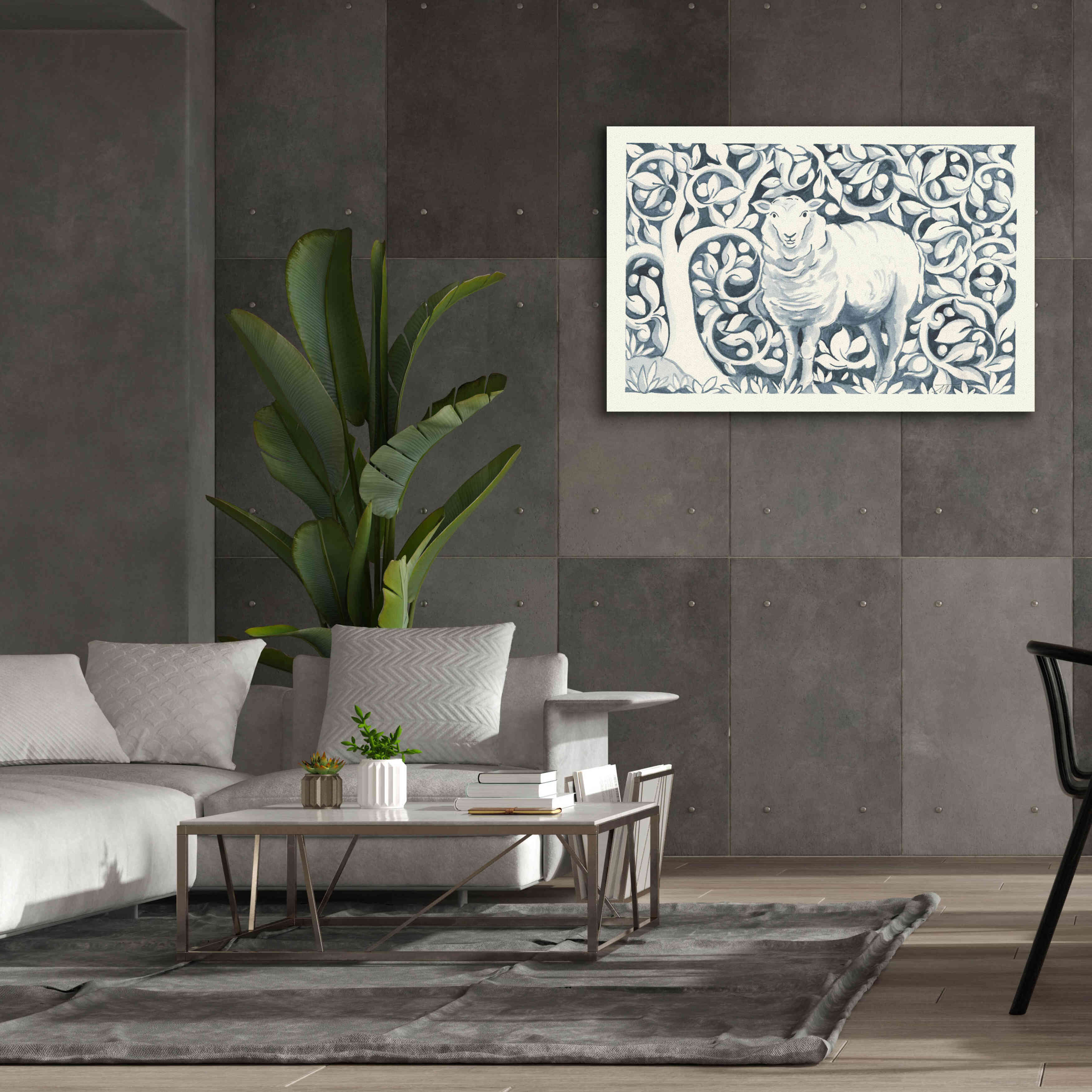 'Farm Life V' by Miranda Thomas, Giclee Canvas Wall Art,60x40