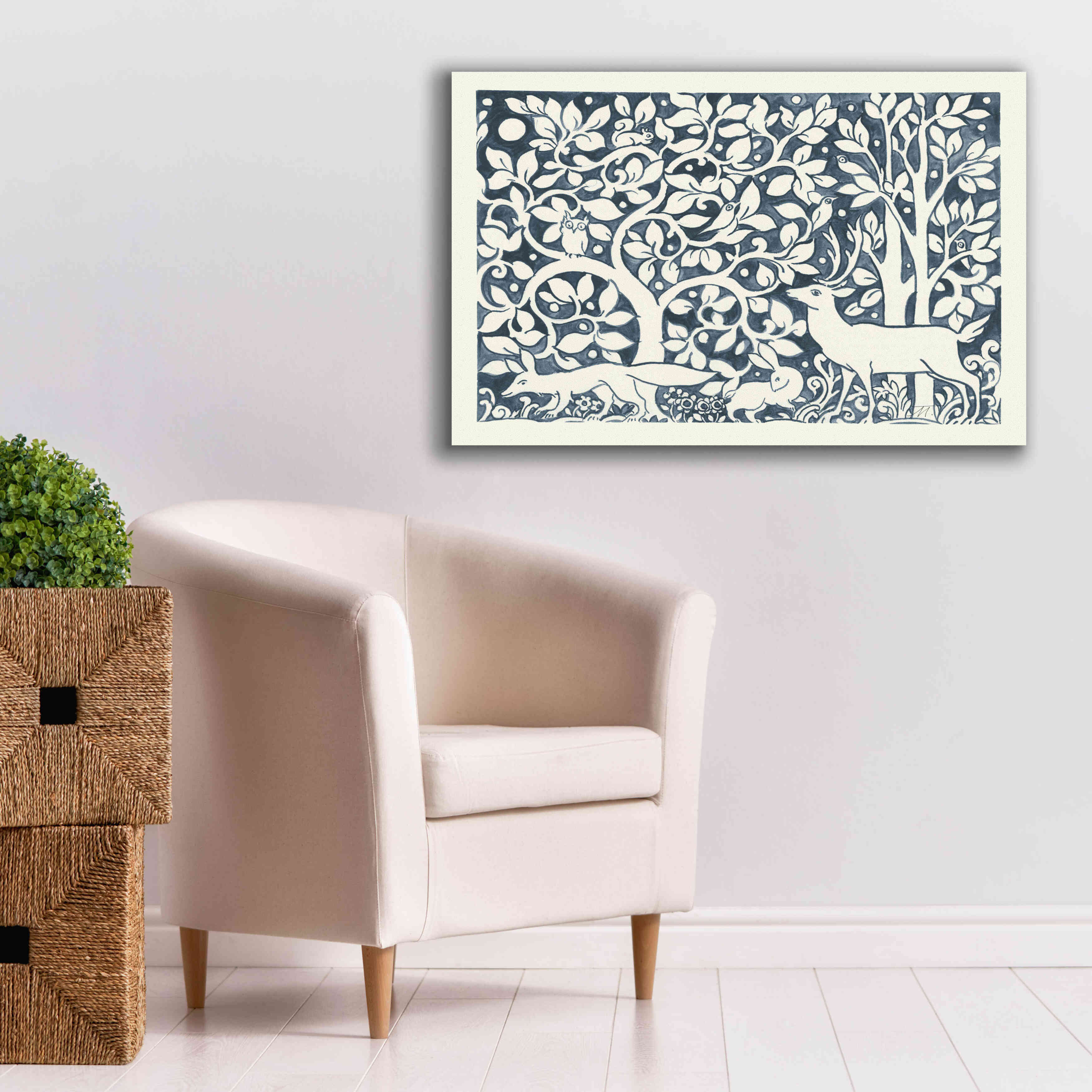 'Forest Life IV' by Miranda Thomas, Giclee Canvas Wall Art,40x26