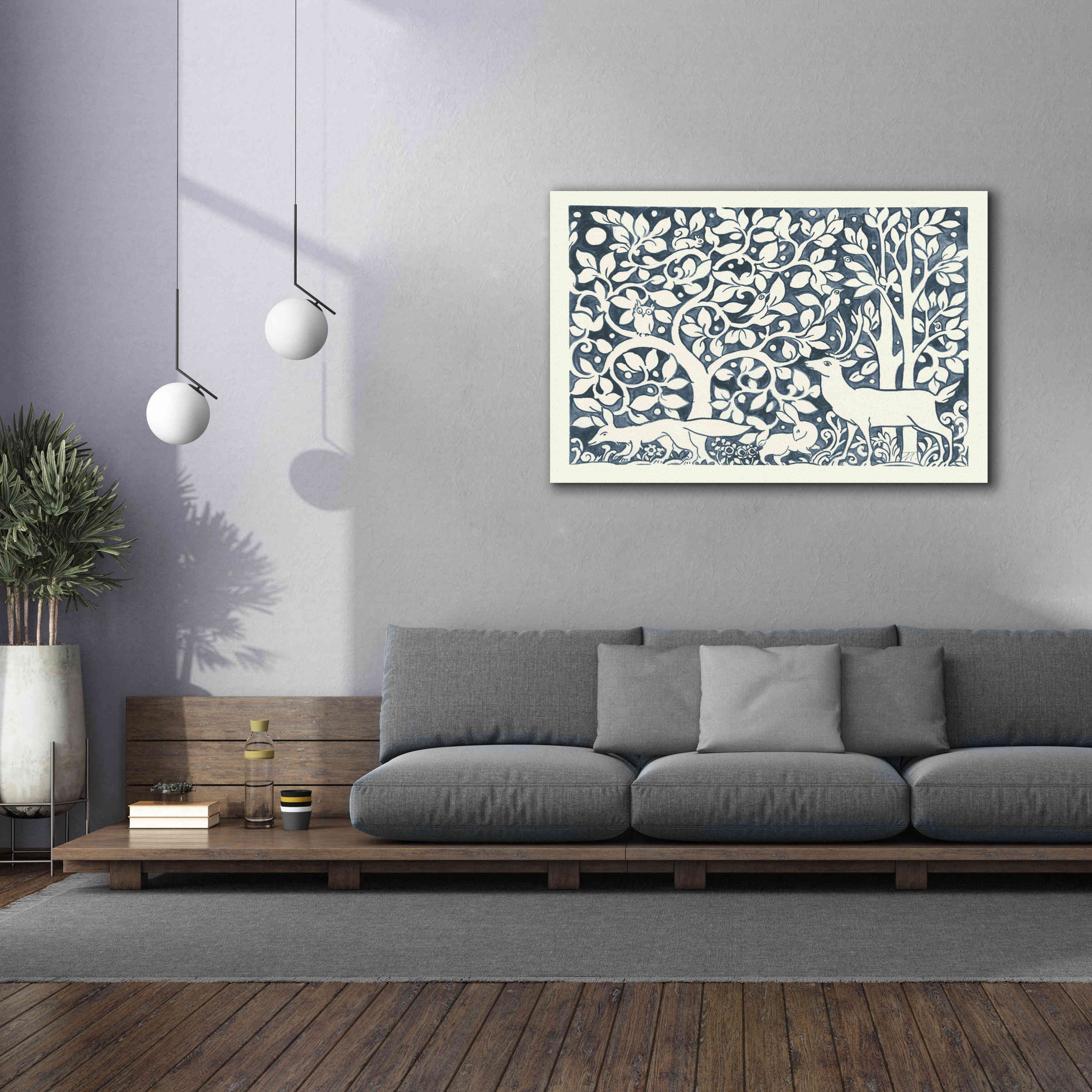 'Forest Life IV' by Miranda Thomas, Giclee Canvas Wall Art,60x40