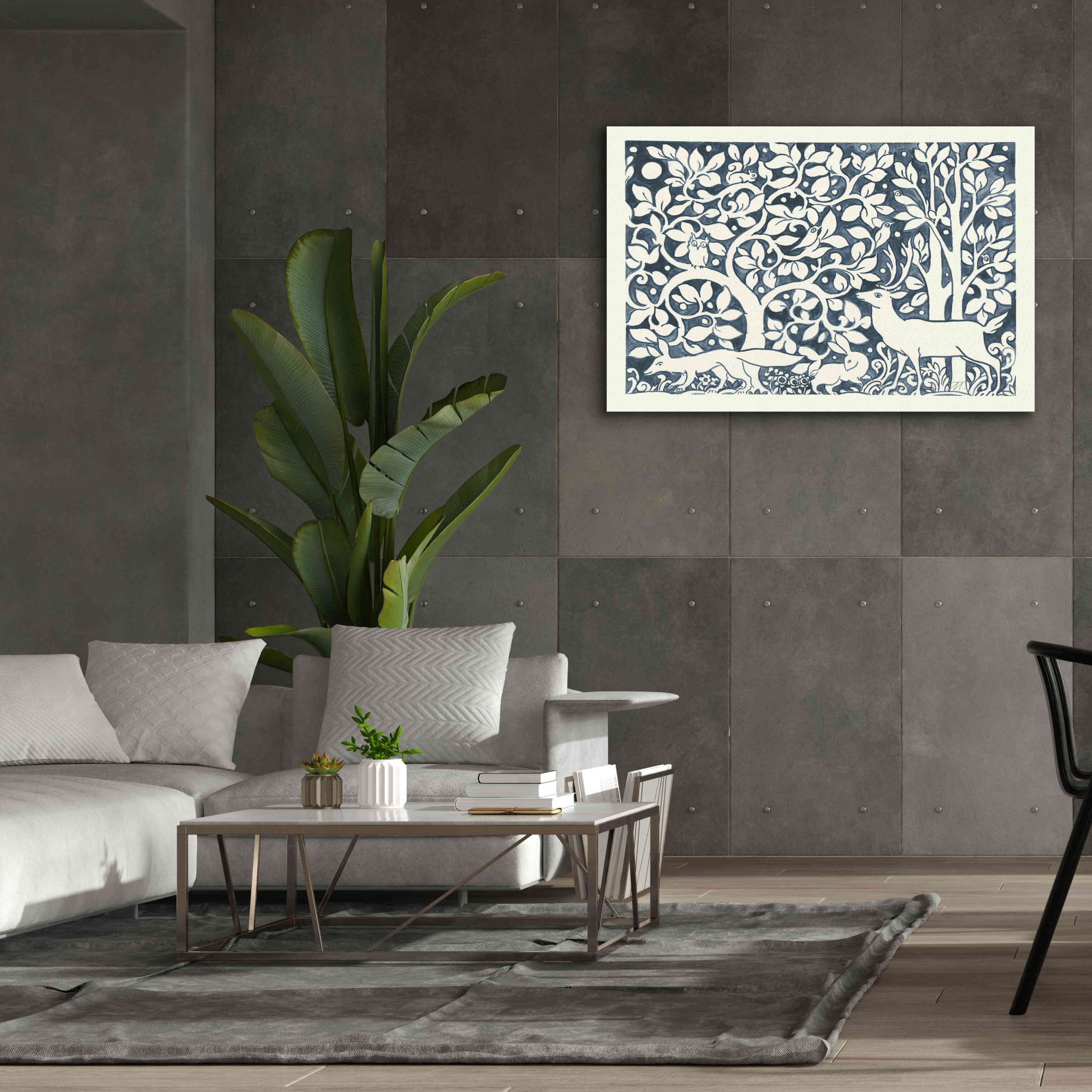 'Forest Life IV' by Miranda Thomas, Giclee Canvas Wall Art,60x40