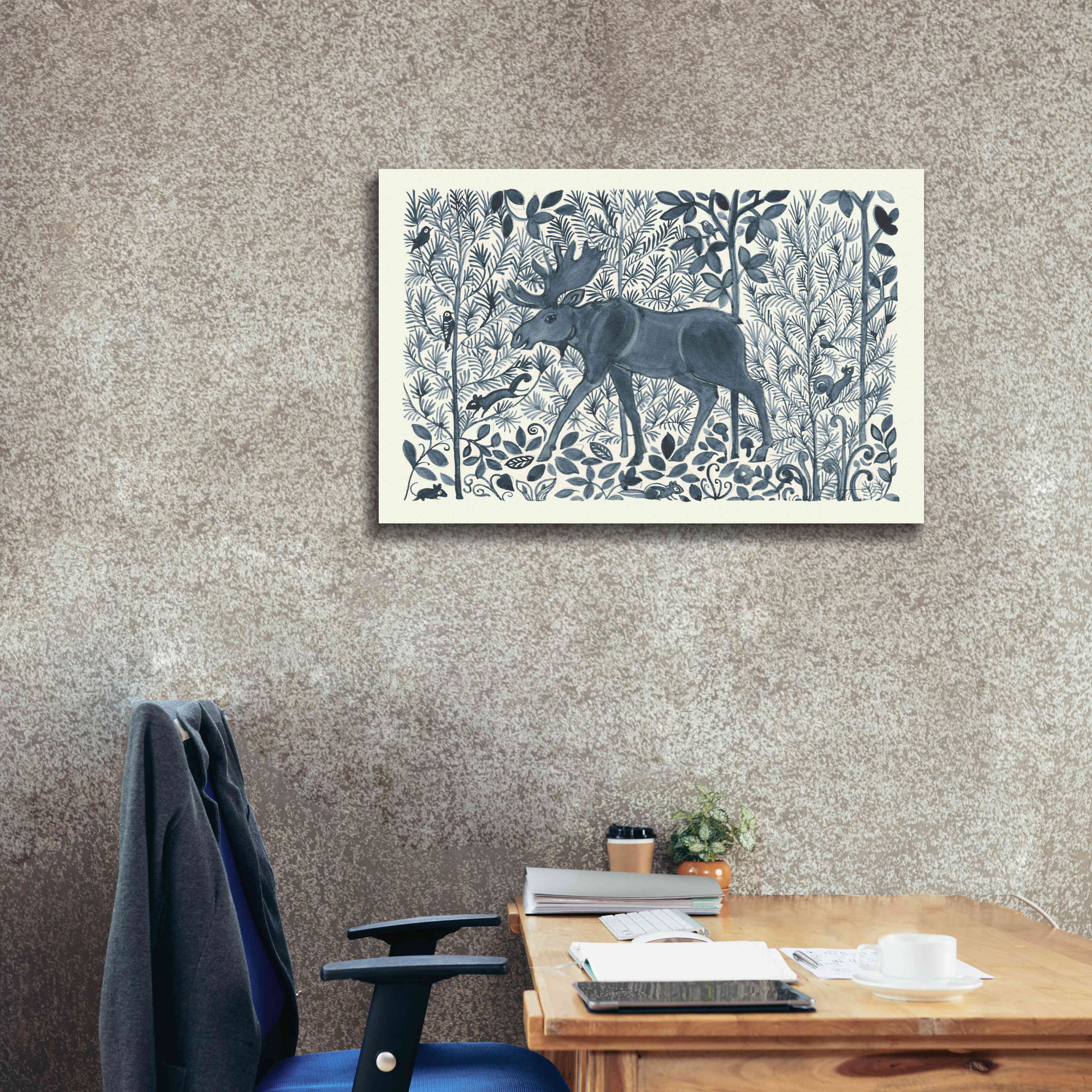 'Forest Life VI' by Miranda Thomas, Giclee Canvas Wall Art,40x26