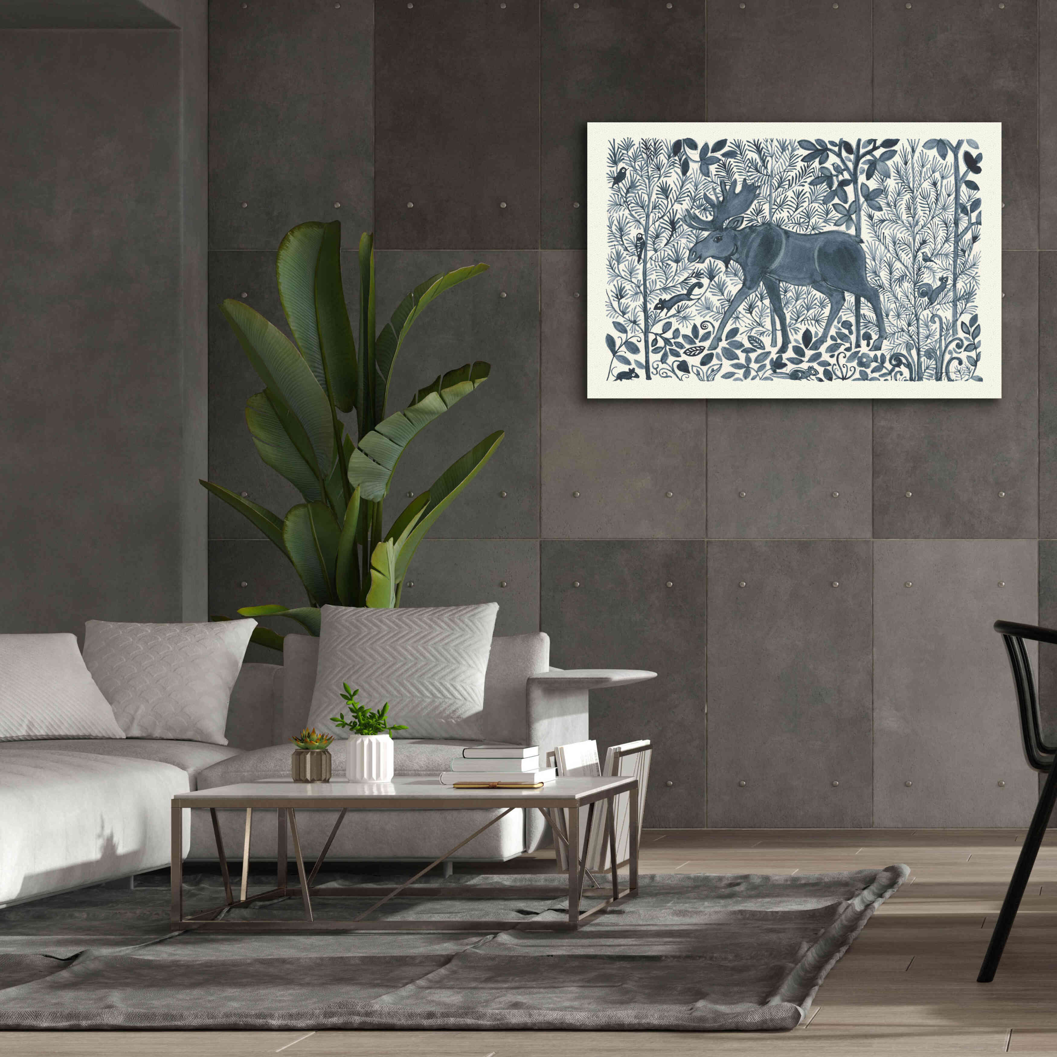 'Forest Life VI' by Miranda Thomas, Giclee Canvas Wall Art,60x40