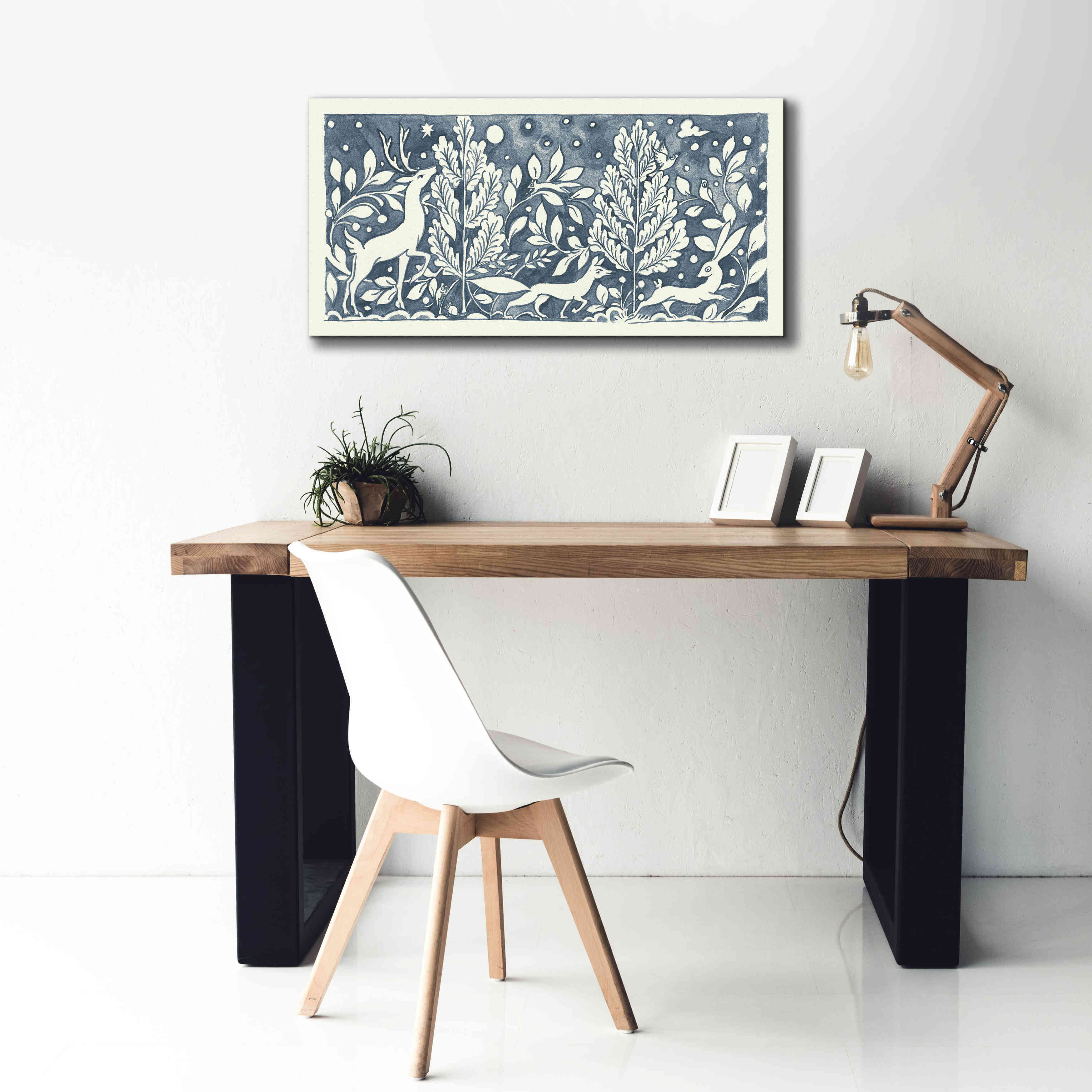 'Forest Life IX' by Miranda Thomas, Giclee Canvas Wall Art,40x20