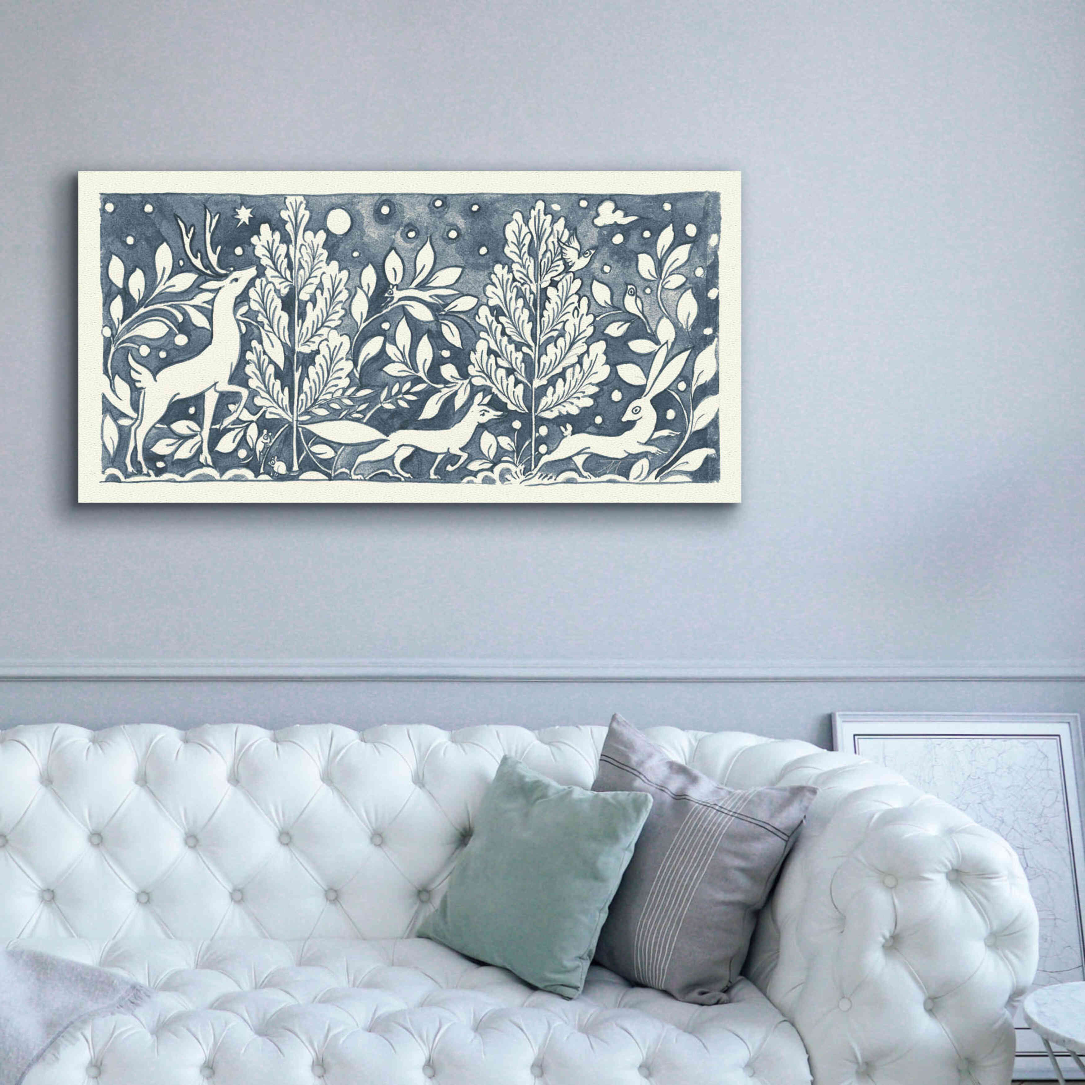 'Forest Life IX' by Miranda Thomas, Giclee Canvas Wall Art,60x30