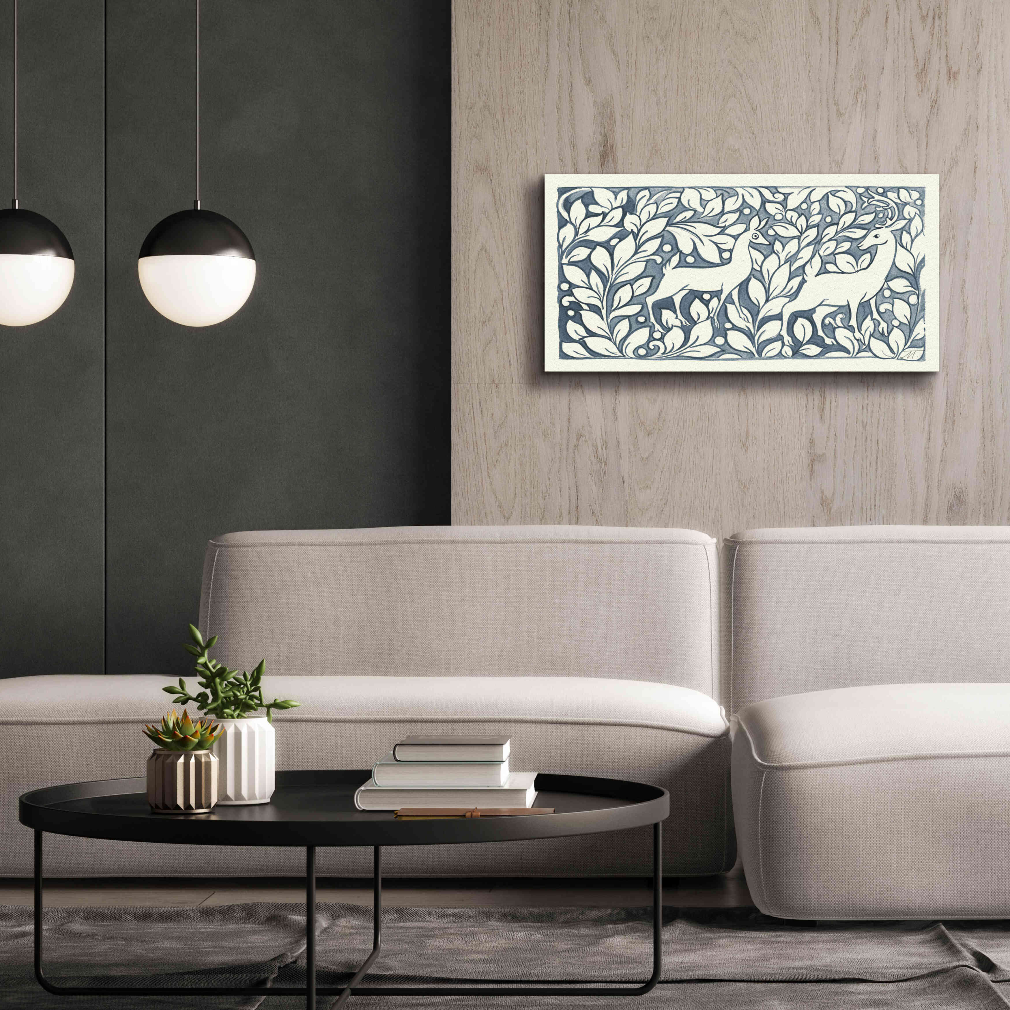 'Forest Life X' by Miranda Thomas, Giclee Canvas Wall Art,40x20