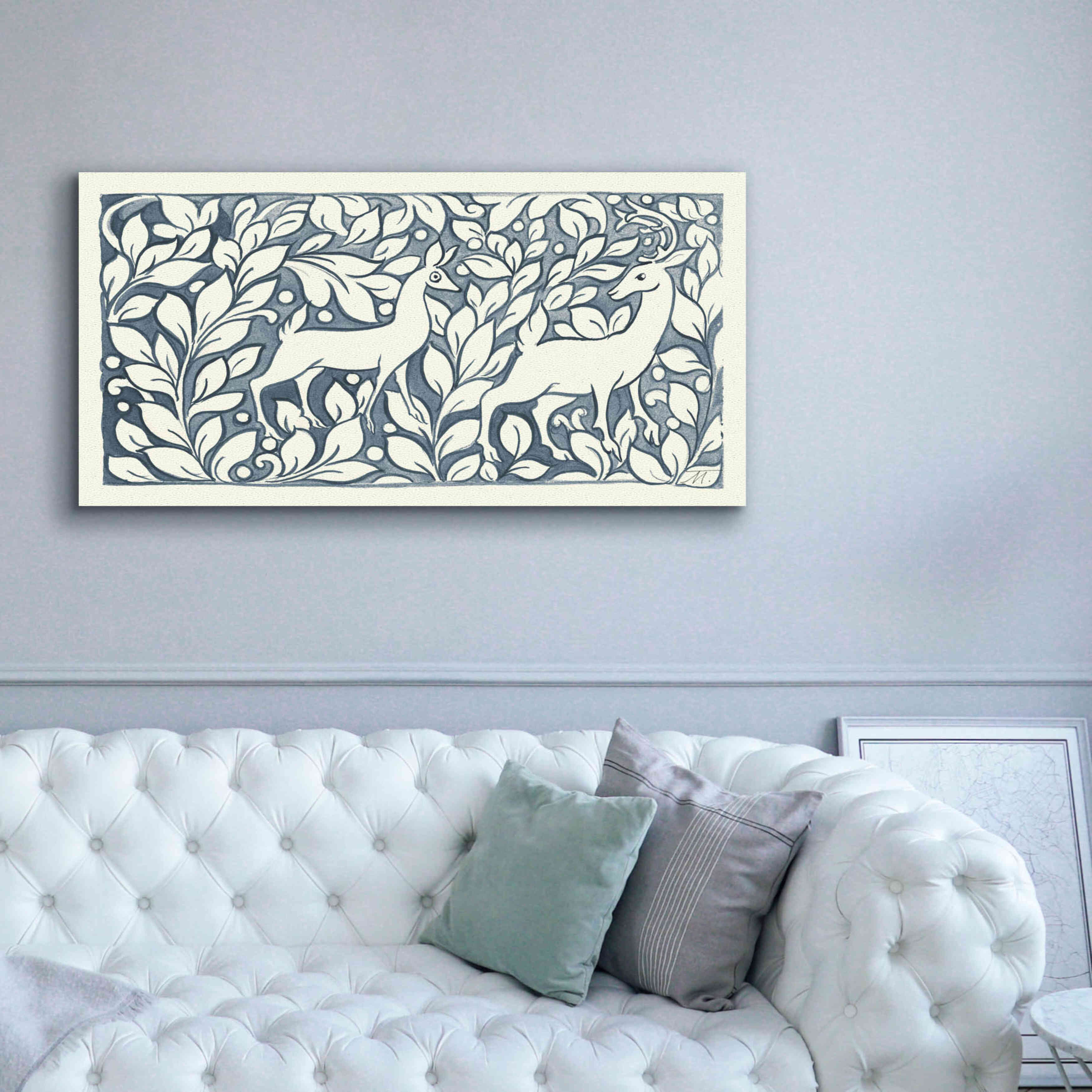 'Forest Life X' by Miranda Thomas, Giclee Canvas Wall Art,60x30